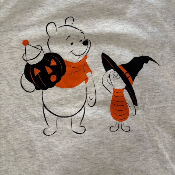 Disney Winnie the Pooh & Piglet Halloween Tee Size M NwT - Picture 2 of 6